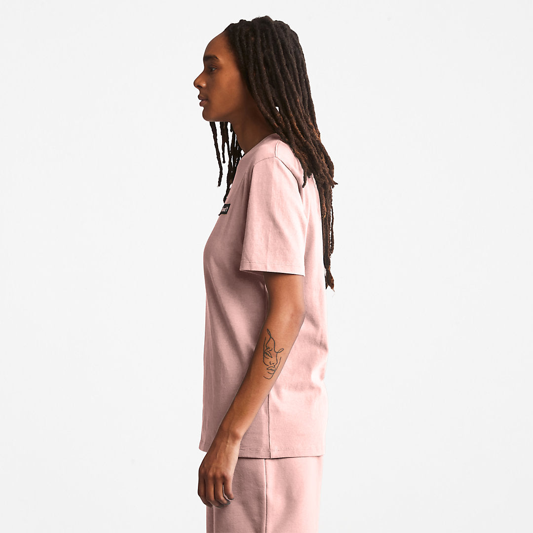 Timberland Great Value - All Gender Heavyweight Badge T-Shirt in Pink