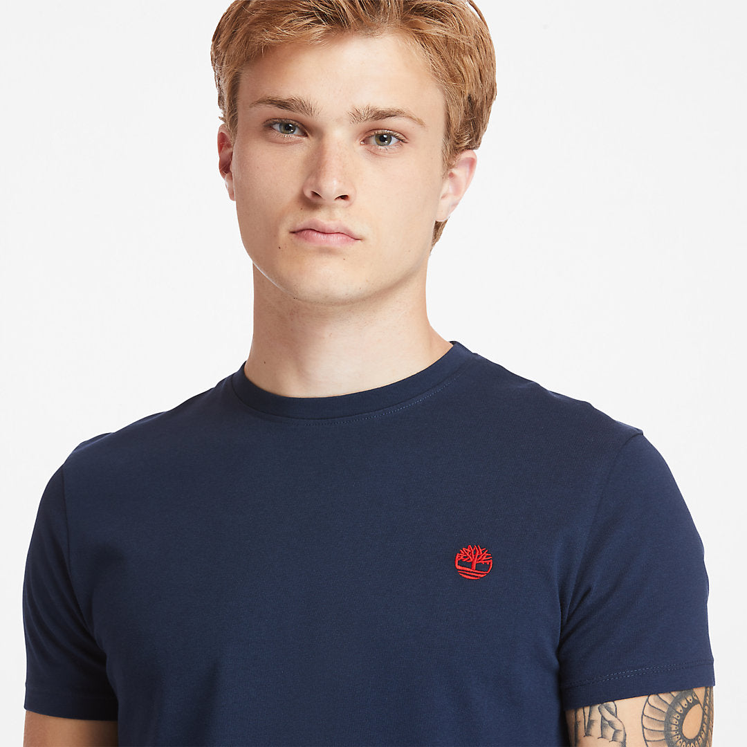 Timberland Smart Buy - Dunstan River Crew Tee for Men in Dark Blue