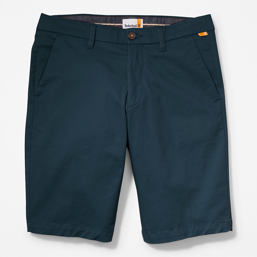 Timberland Premium - Squam Lake Stretch Chino Shorts for Men in Dark Blue