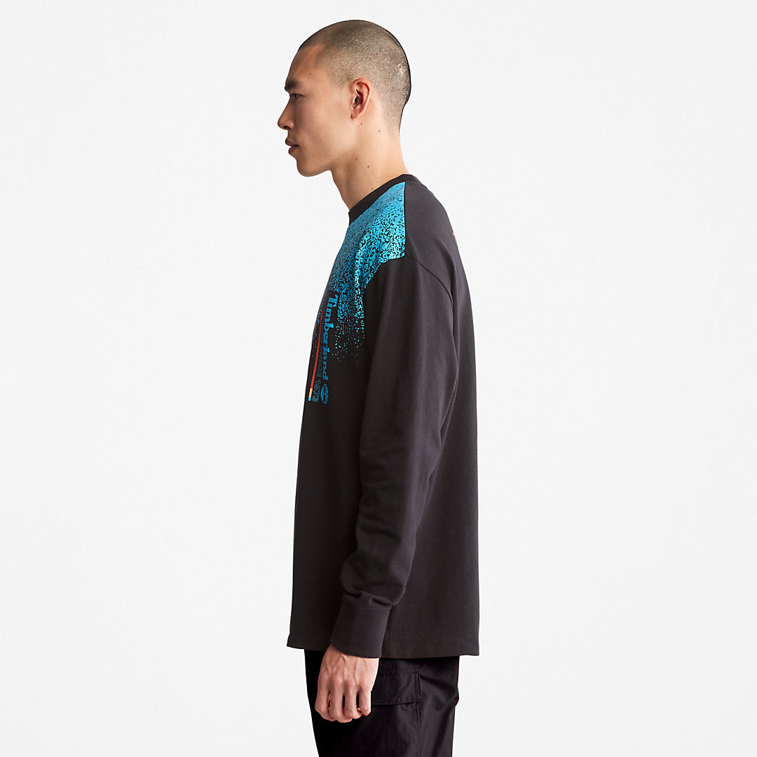Timberland Everyday - Outdoor Archive Long-sleeved Graphic T-Shirt in Black