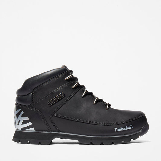 Timberland Best Seller - Euro Sprint Hiker for Men in Black Full-grain