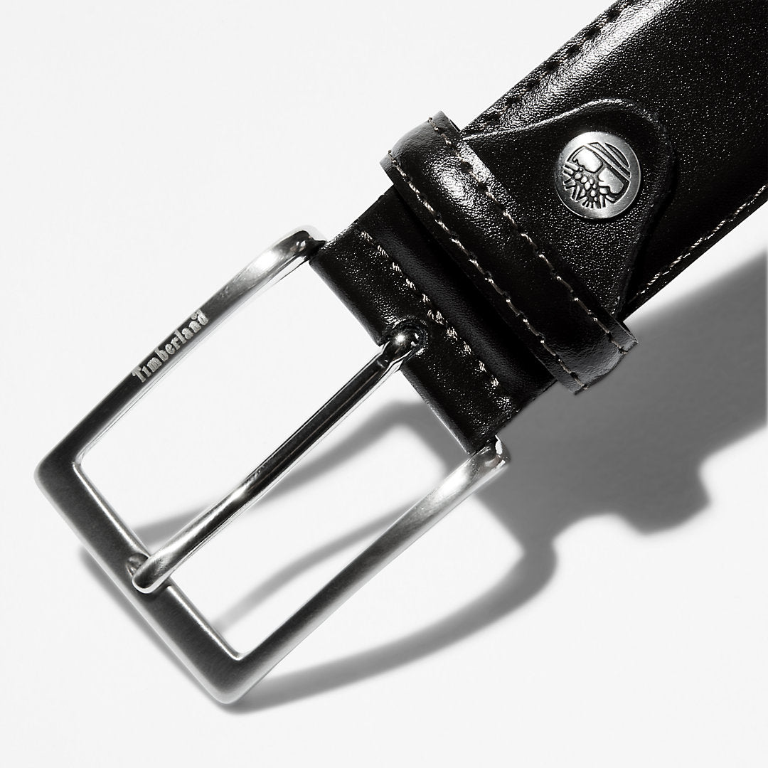 Timberland Essential - Classic Squared Buckle Beltfor Men in Black