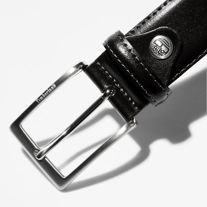 Timberland Essential - Classic Squared Buckle Beltfor Men in Black
