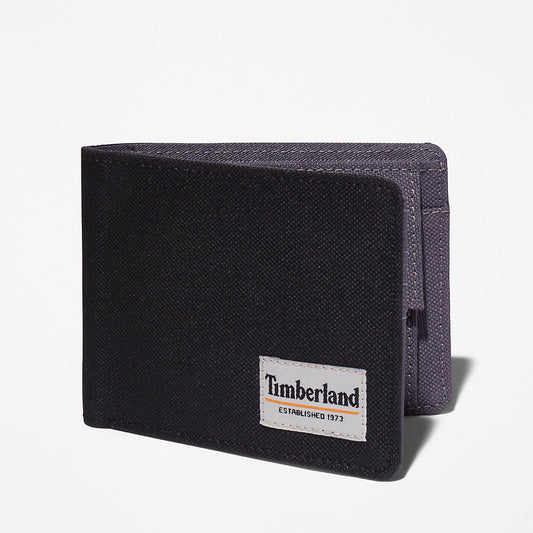 Timberland Quality - Halyard Patch Wallet with Coin Pocket for Men in Black