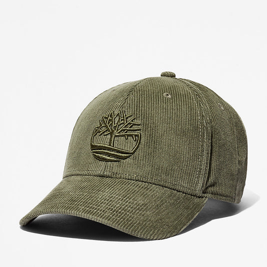 Timberland Trending - Cotton Corduroy 6-panel Cap for Men in Green