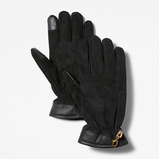 Timberland Special Offer - Winter Hill Leather Gloves for Men in Black