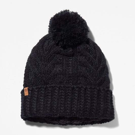 Timberland Featured - Autumn Woods Cable Beanie for Women in Black