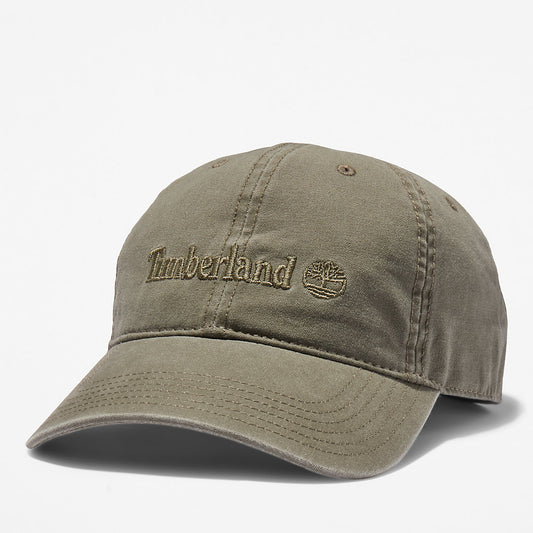 Timberland Recommended - Cooper Hill Cotton Canvas Baseball Cap for Men in Green