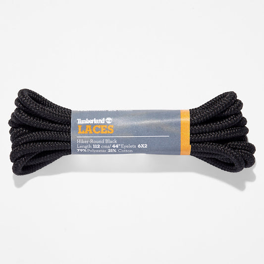 Timberland Trending - 112cm/44" Hiker Round Laces in Black