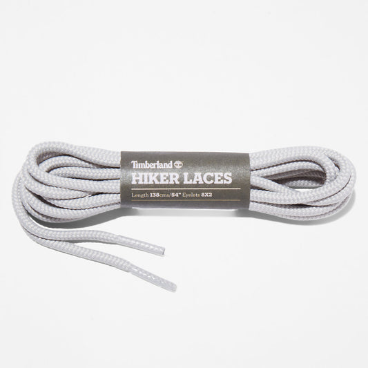 Timberland Recommended - 137cm/54'' Hiker Replacement Round Laces in Grey