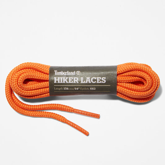 Timberland Top Pick - 137cm/54" Replacement Round Hiker Laces in Orange