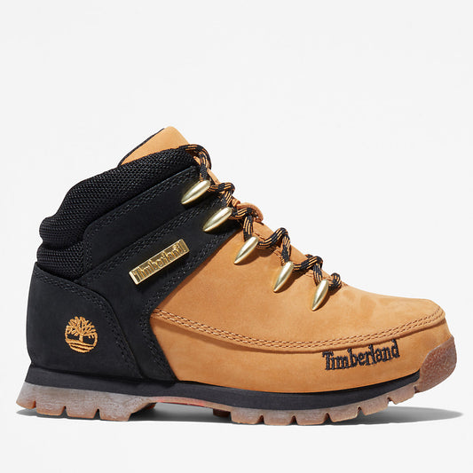 Timberland Trusted - Euro Sprint Mid Hiker for Junior in Yellow/Black