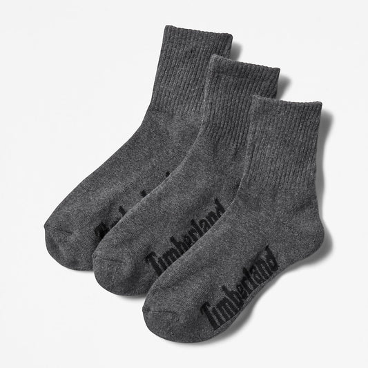 Timberland Classic - Stratham 3-pack Sport Socks for Men in Grey