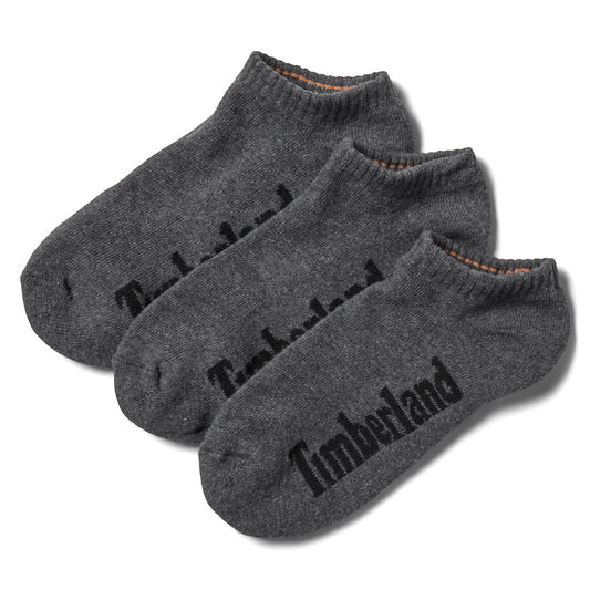 Timberland Essential - Stratham 3-pack No-show Sport Socks for Men in Grey