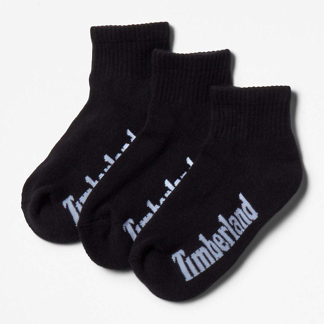 Timberland Value - Stratham 3-pack Ankle Socks for Women in Black