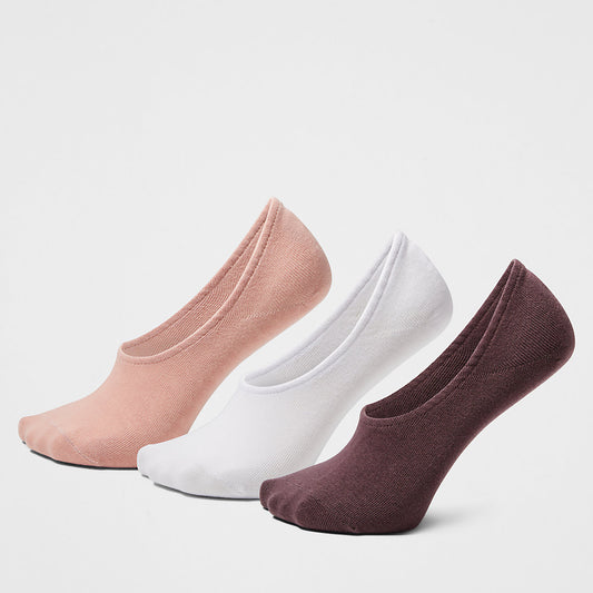 Timberland Classic - Stratham 3-Pack Anklet Socks for Women in Pink