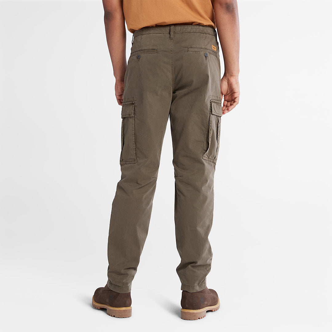 Timberland Featured - Core Twill Cargo Pants for Men in Dark Green