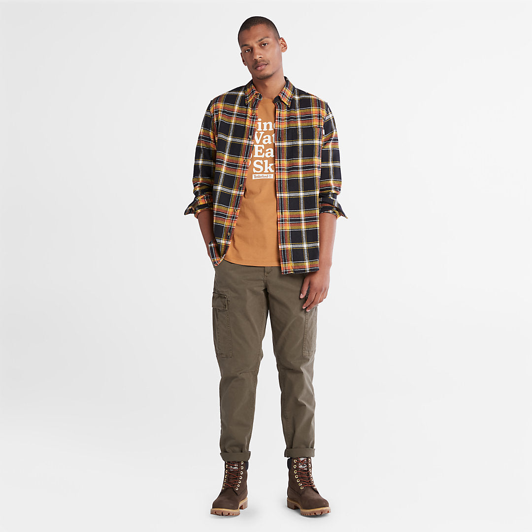 Timberland Featured - Core Twill Cargo Pants for Men in Dark Green