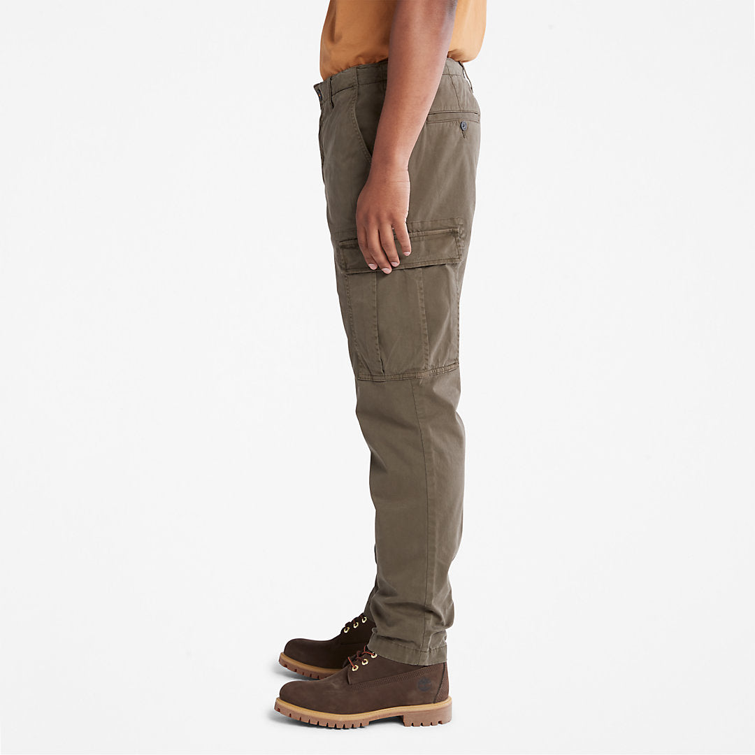 Timberland Featured - Core Twill Cargo Pants for Men in Dark Green