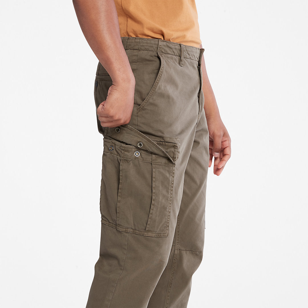 Timberland Featured - Core Twill Cargo Pants for Men in Dark Green