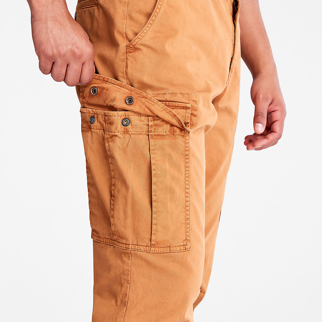 Timberland Signature - Core Twill Cargo Pants for Men in Yellow