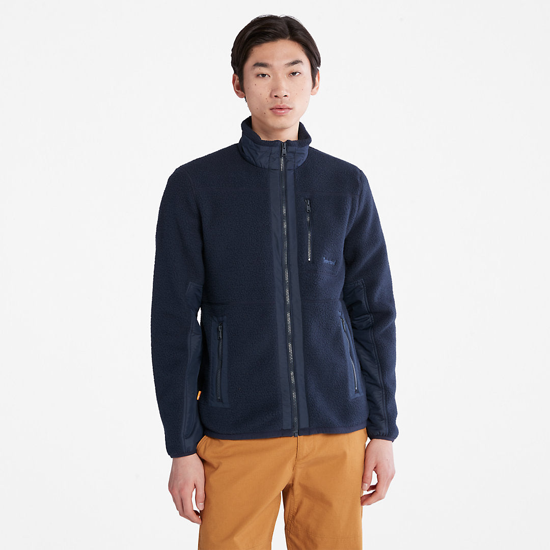 Timberland Smart Buy - Sherpa Fleece Jacket for Men in Navy