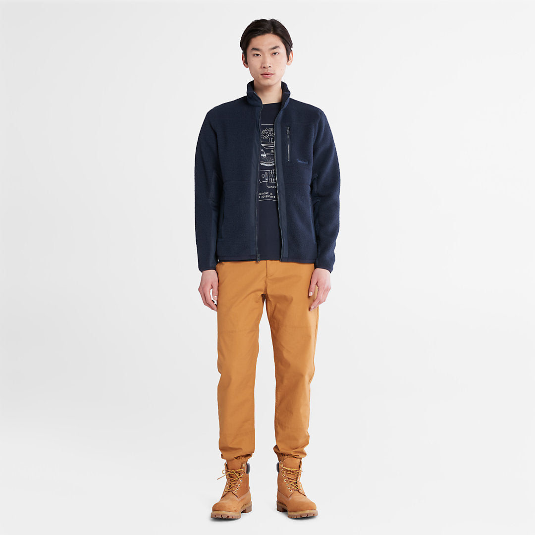 Timberland Smart Buy - Sherpa Fleece Jacket for Men in Navy