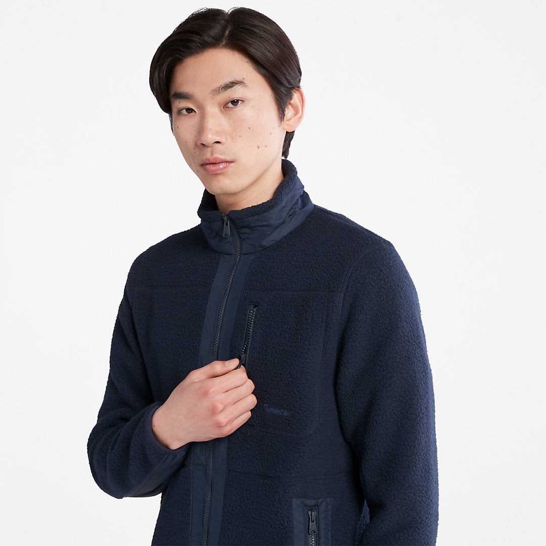 Timberland Smart Buy - Sherpa Fleece Jacket for Men in Navy