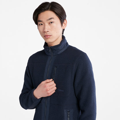 Timberland Smart Buy - Sherpa Fleece Jacket for Men in Navy
