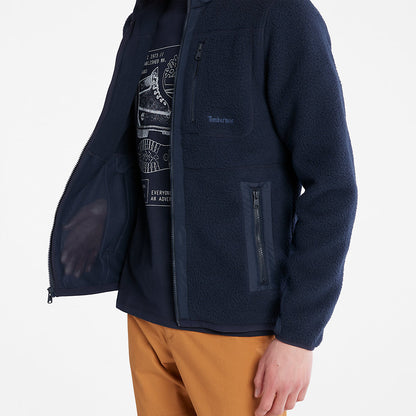 Timberland Smart Buy - Sherpa Fleece Jacket for Men in Navy