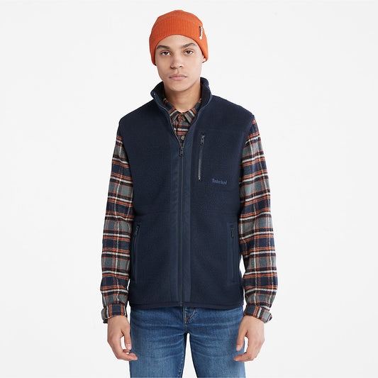 Timberland Value - High-pile Fleece Gilet for Men in Navy