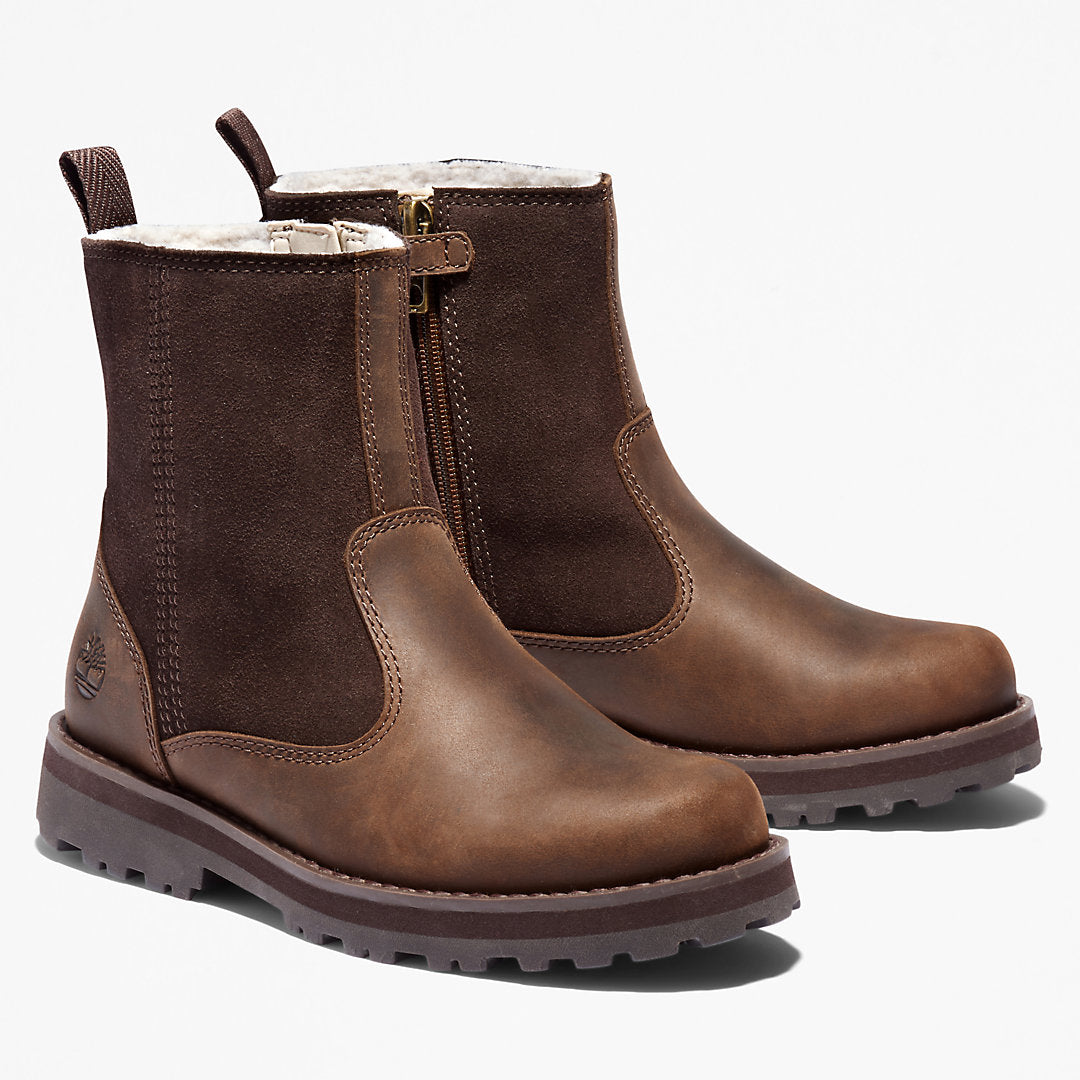 Timberland Hot Sale - Courma Kid Lined Boot for Youth in Dark Brown