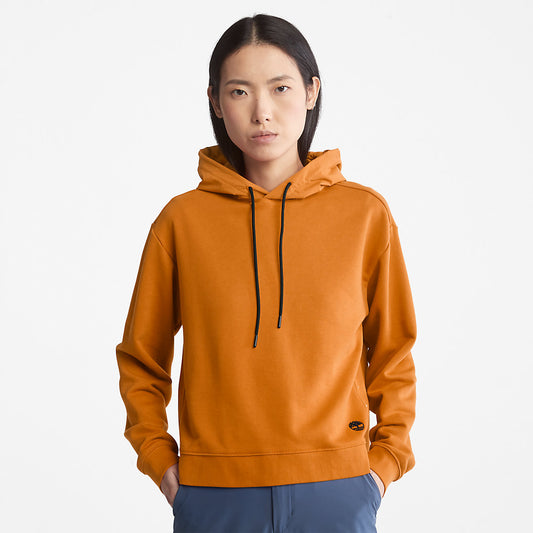 Timberland Latest - Solid-colour Hoodie for Women in Dark Yellow
