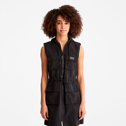 Timberland Discount - Progressive Utility Hoodie Dress for Women in Black