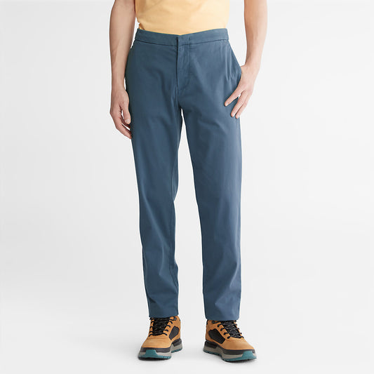 Timberland Recommended - Ultrastretch Tapered Trousers for Men in Blue