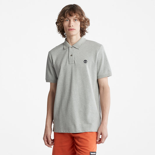 Timberland Special Offer - Millers River Pique Polo Shirt for Men in Grey
