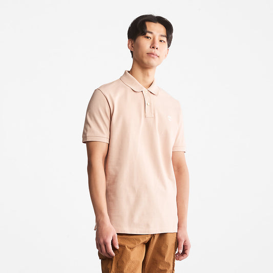 Timberland Premium - Millers River Pique Polo Shirt for Men in Light Pink