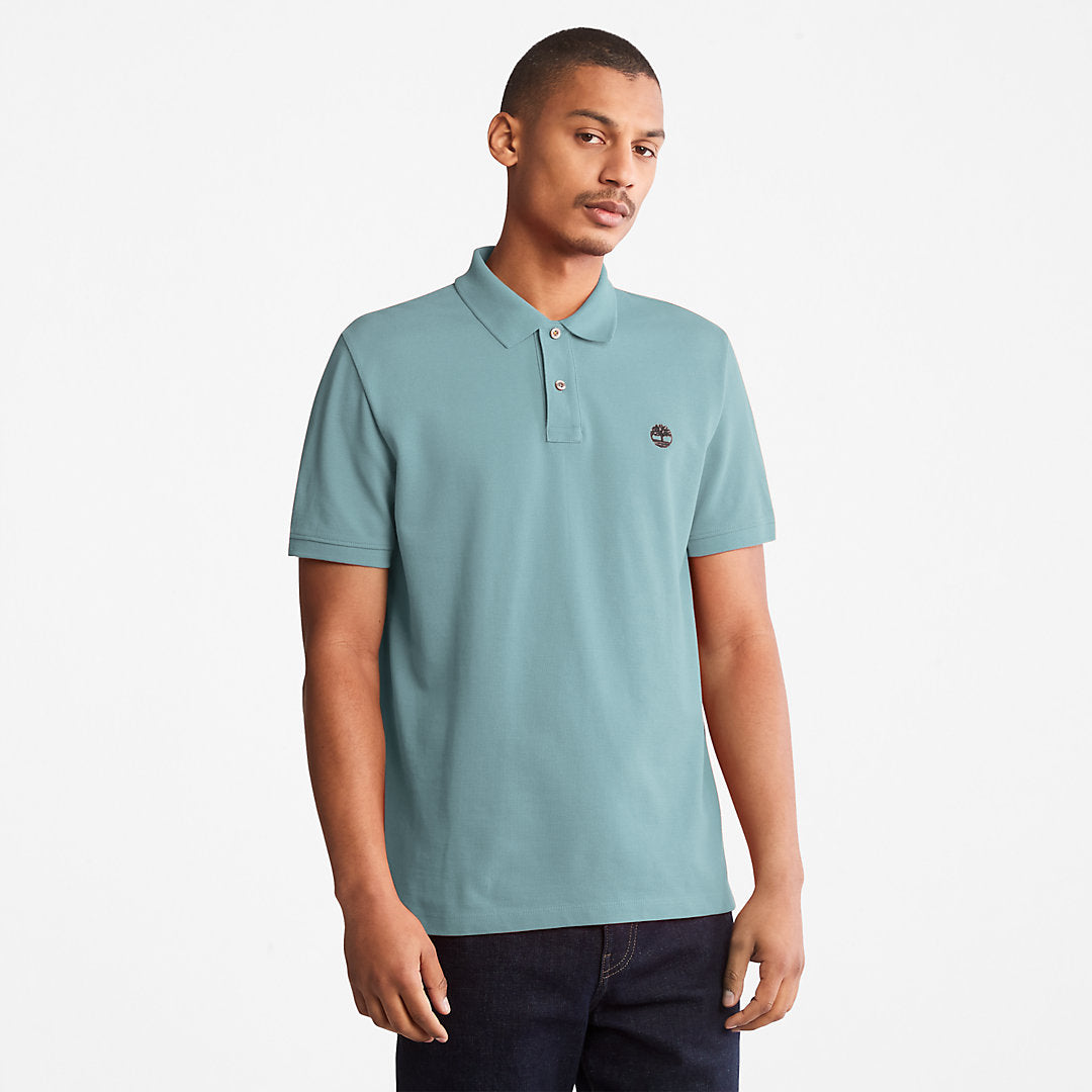 Timberland Value - Millers River Pique Polo Shirt for Men in Light Green