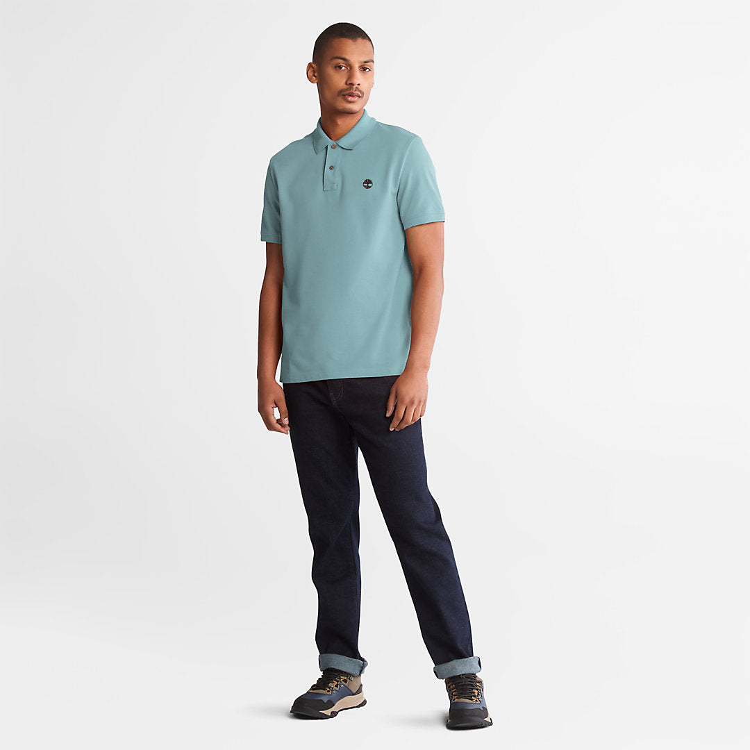 Timberland Value - Millers River Pique Polo Shirt for Men in Light Green