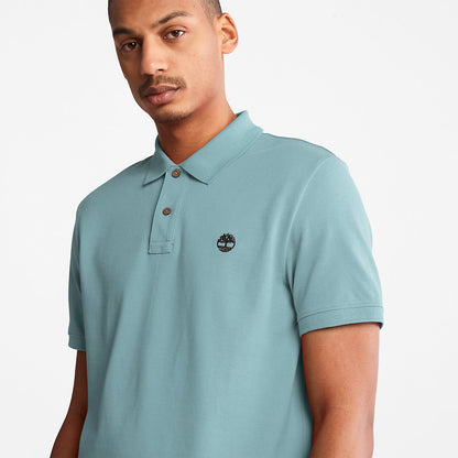Timberland Value - Millers River Pique Polo Shirt for Men in Light Green
