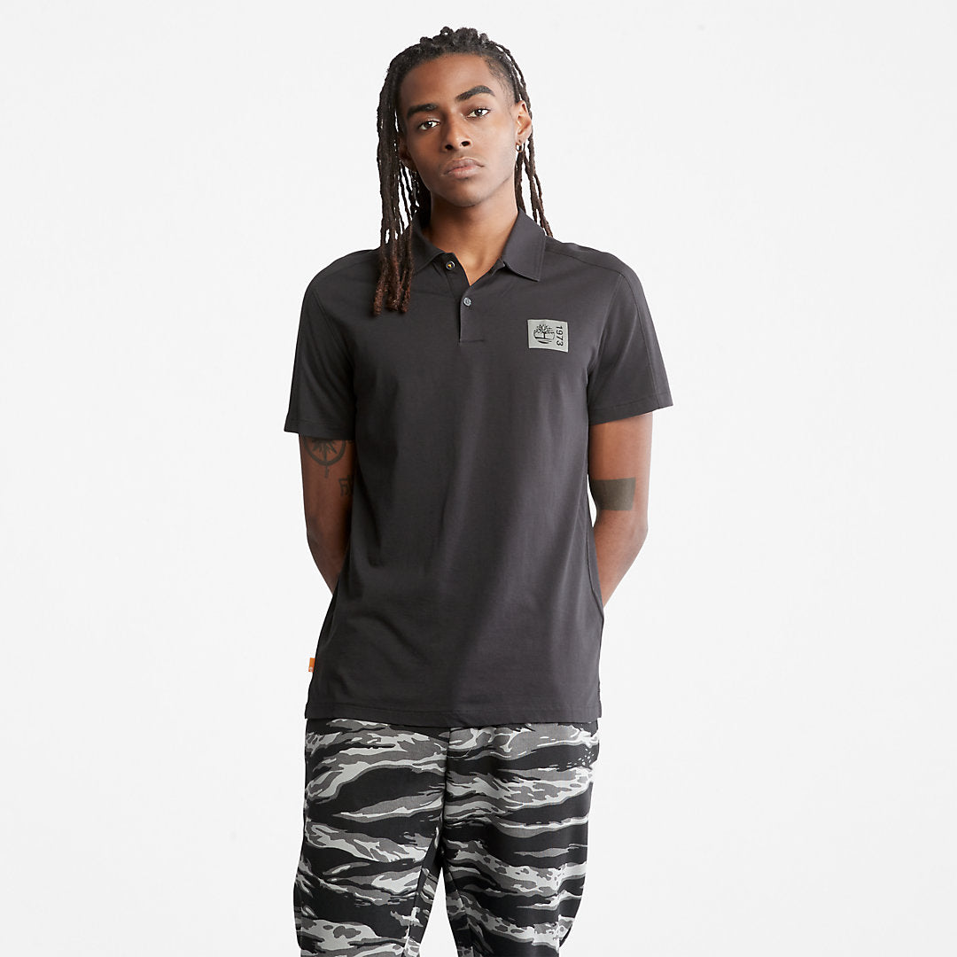Timberland Customer Favorite - TimberFresh™ Supima® Cotton Polo Shirt for Men in Black