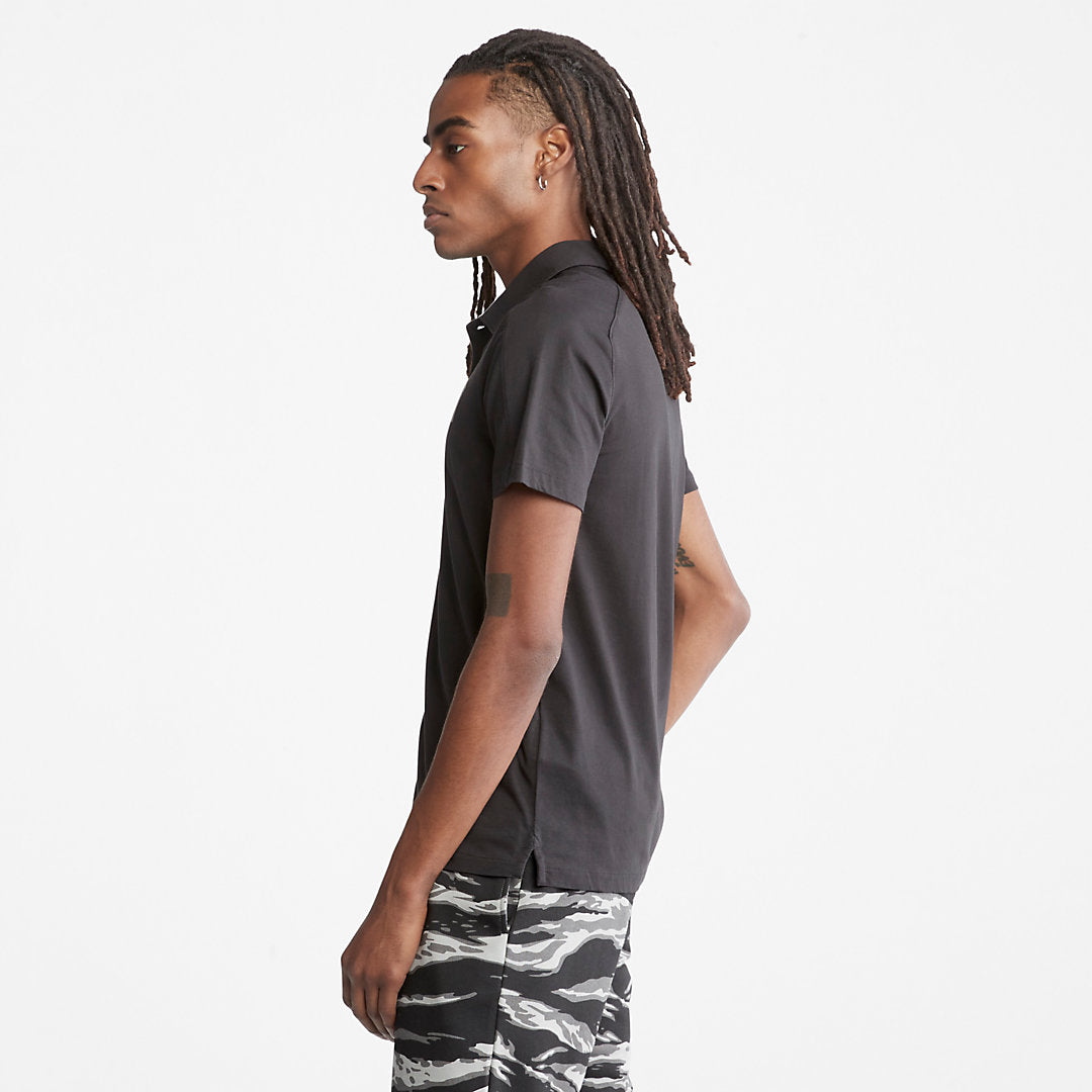 Timberland Customer Favorite - TimberFresh™ Supima® Cotton Polo Shirt for Men in Black