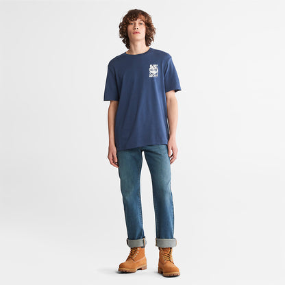 Timberland Customer Favorite - Refibra™ Technology T-Shirt for Men in Blue