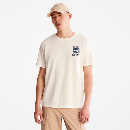 Timberland Essential - Refibra™ Technology T-Shirt for Men in White