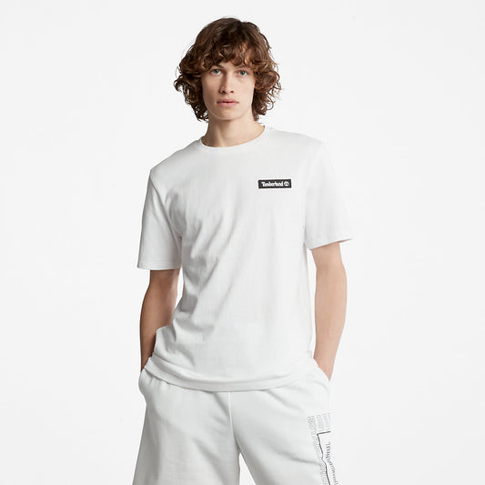 Timberland Customer Favorite - All Gender Heavyweight Badge T-Shirt in White