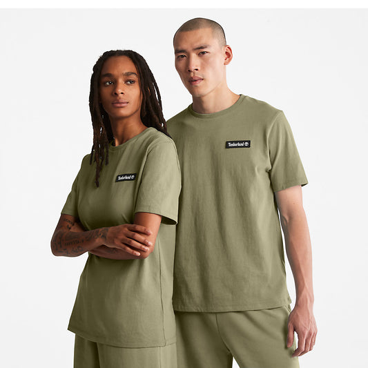 Timberland Trusted - All Gender Heavyweight Badge T-Shirt in Dark Green