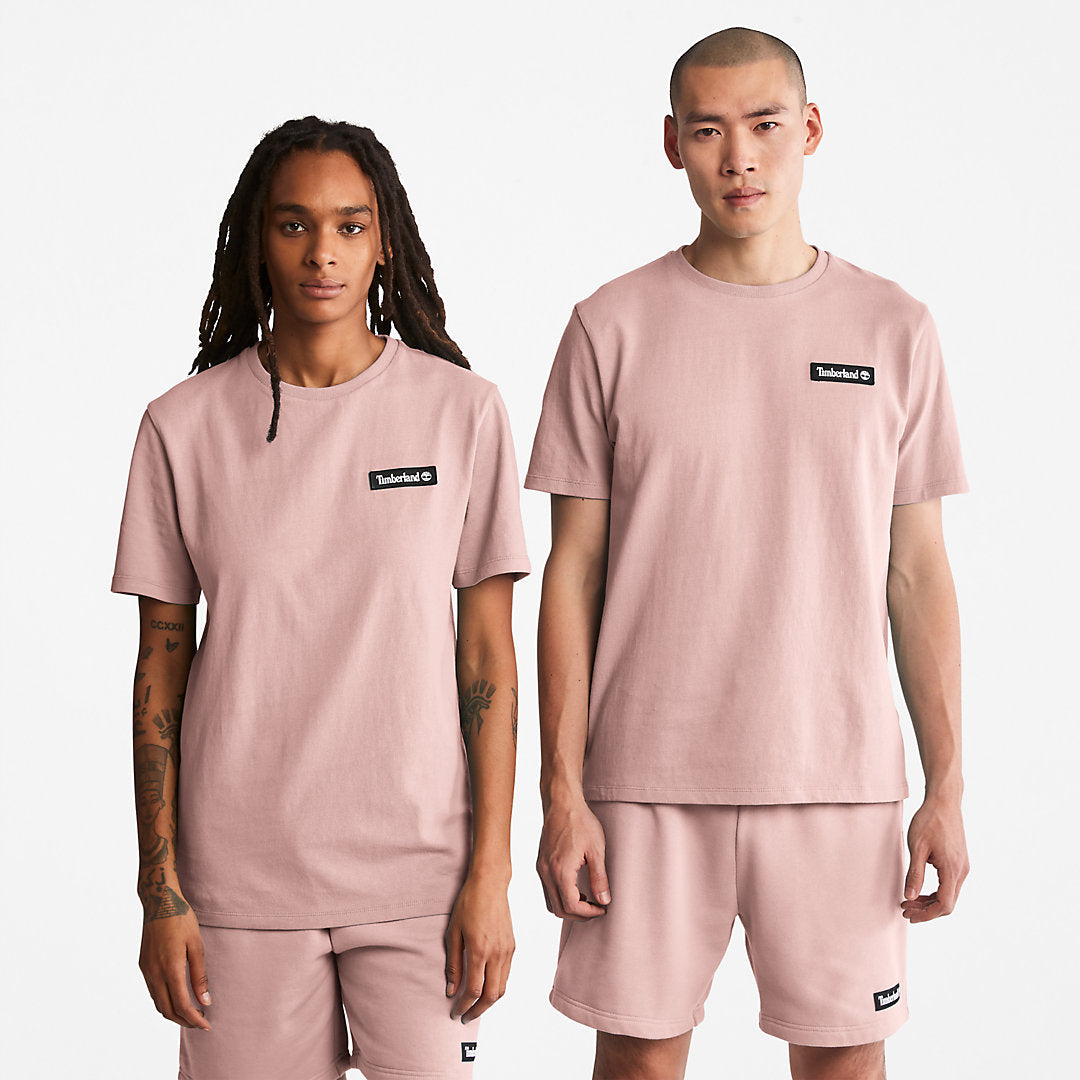 Timberland Great Value - All Gender Heavyweight Badge T-Shirt in Pink
