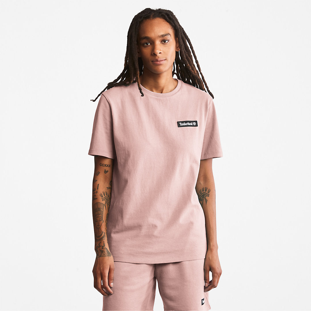 Timberland Great Value - All Gender Heavyweight Badge T-Shirt in Pink