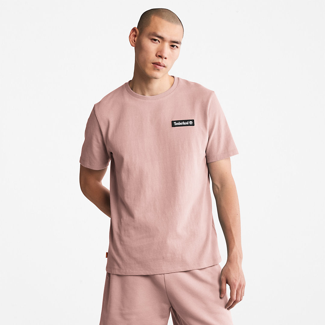 Timberland Great Value - All Gender Heavyweight Badge T-Shirt in Pink
