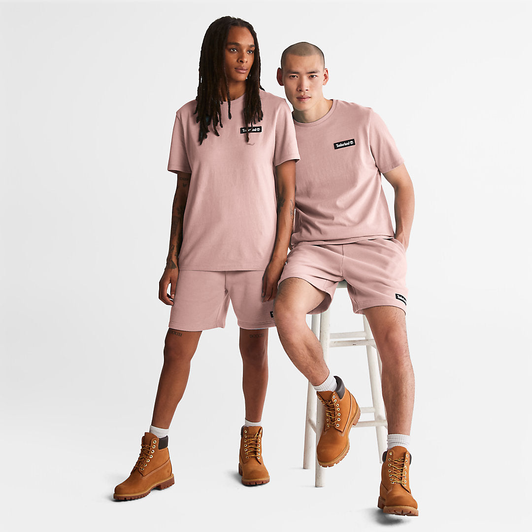 Timberland Great Value - All Gender Heavyweight Badge T-Shirt in Pink